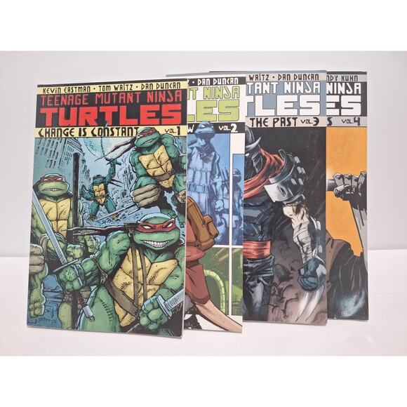 Teenage Mutant Ninja Turtles Vol. 1-4 IDW Trade Paperback Lot Eastman/Waltz - Picture 1 of 10